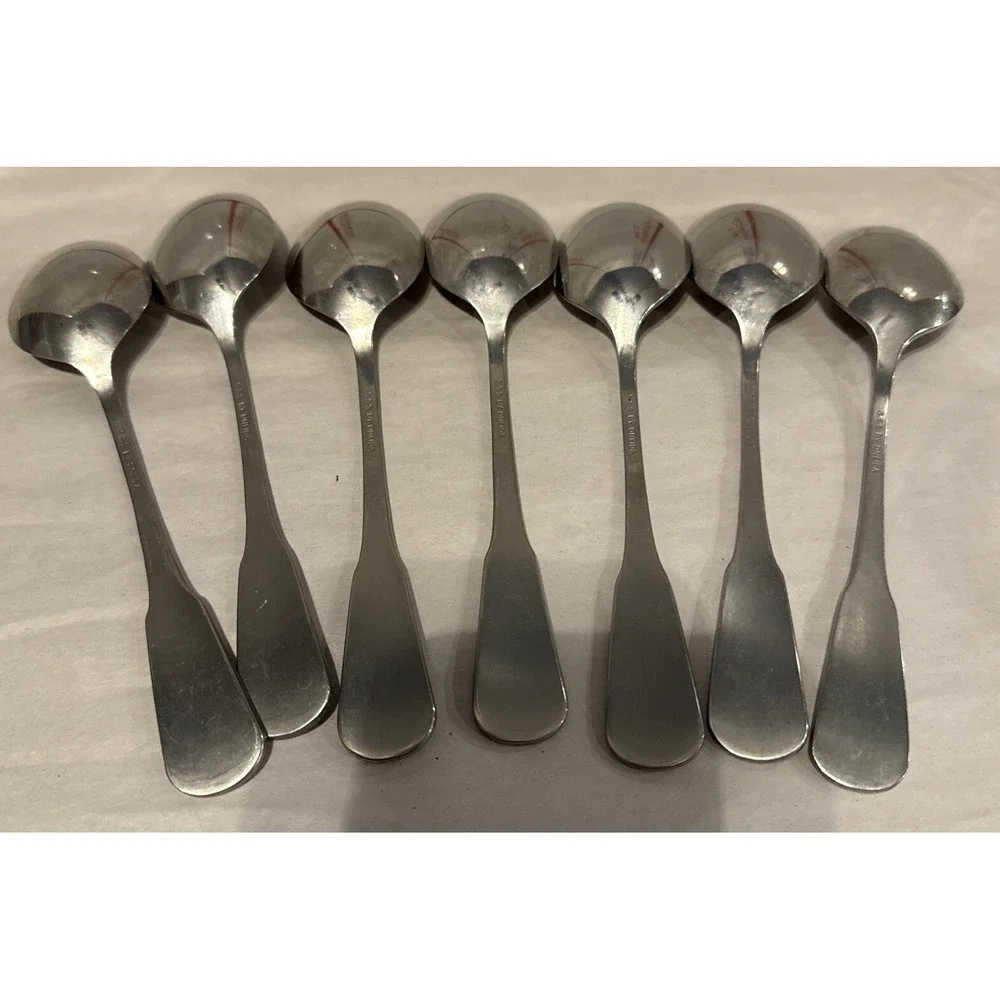 SSS By Oneida‎ Colonial Boston / Minute Man Stainless Flatware 7 Tablespoons